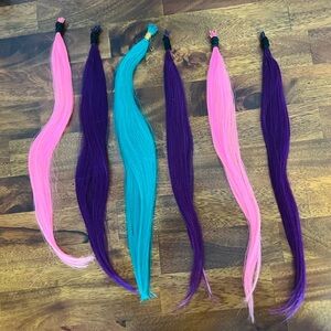 Colorful I link human hair extensions